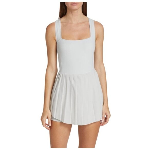 Varley Dresses & Skirts - Varley Carina Minidress Size XS Removable Padded Shelf Bra White Pickleball Tenn